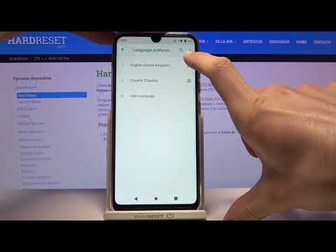 Cómo cambiar el idioma del sistema en ZTE Blade V10 Vita - configurar idioma