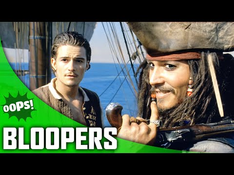 PIRATES OF THE CARIBBEAN: THE CURSE OF THE BLACK PEARL Bloopers: Funny Gag Reel with Johnny Depp