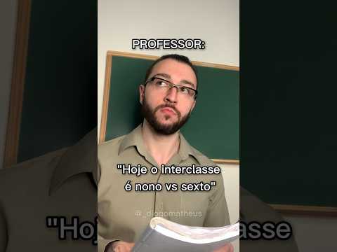 EIS QUE O INTERCLASSE É NONO VS SEXTO! 😂