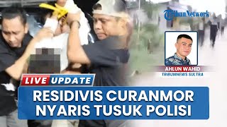 Aksi Kejar-kejaran di Konawe, Pelaku Curanmor Berusaha Serang Polisi saat Diringkus Buser77