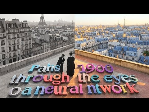 Paris 1900: animated history of the Eiffel Tower, Grand Palais & Palais Royal