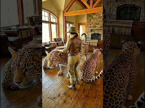 I never knew i needed a leopard table until now 🤩 #catlovers #interiordesign