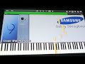 Samsung Galaxy S9 Ringtones In Synthesia But With Original