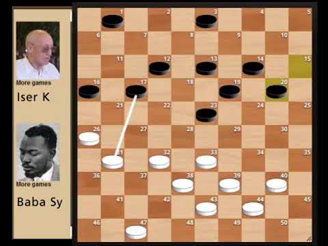 Baba Sy vs Iser Kouperman | World Championship KNDB 1960 | Calculations and Judging Positions