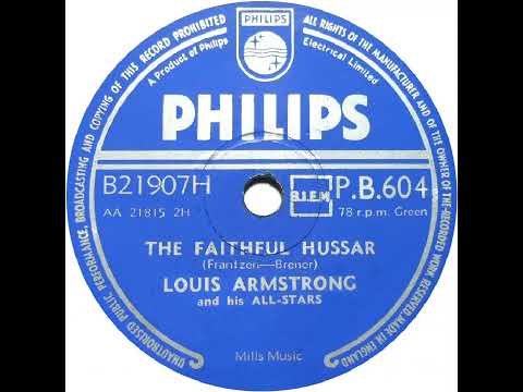 UK New Entry 1956 (108) Louis Armstrong & His All-Stars - The Faithful Hussar