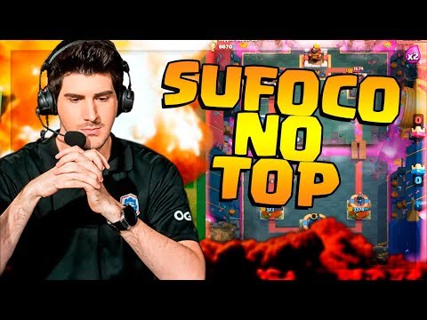 PARTIDAS COMPLICADAS NO TOP GLOBAL DO CLASH ROYALE!