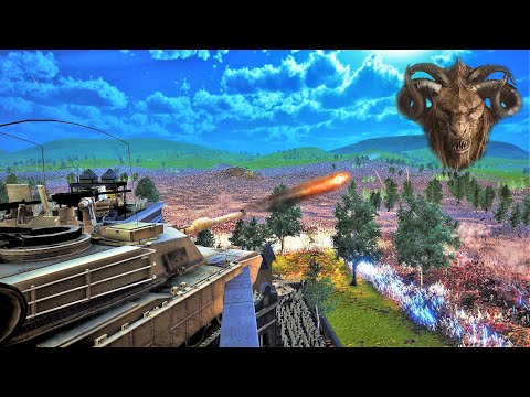 MODERN CITY Defenses Vs 4,000,000 BEASTMEN - UEBS 2 | WARHAMMER 40K