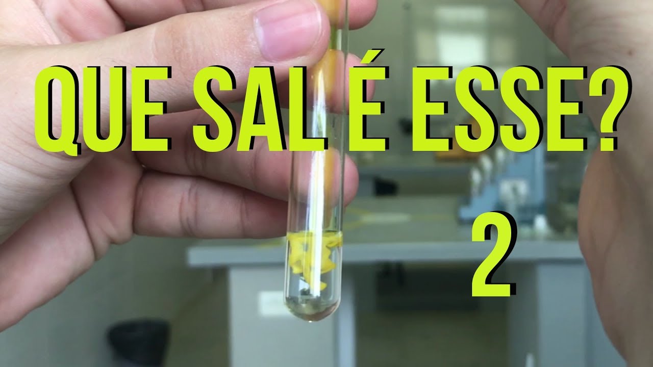 Química Analítica - Análise de um Sal 2