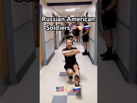 🇷🇺Russian Americans🇺🇸Dancing Traditionally In Army