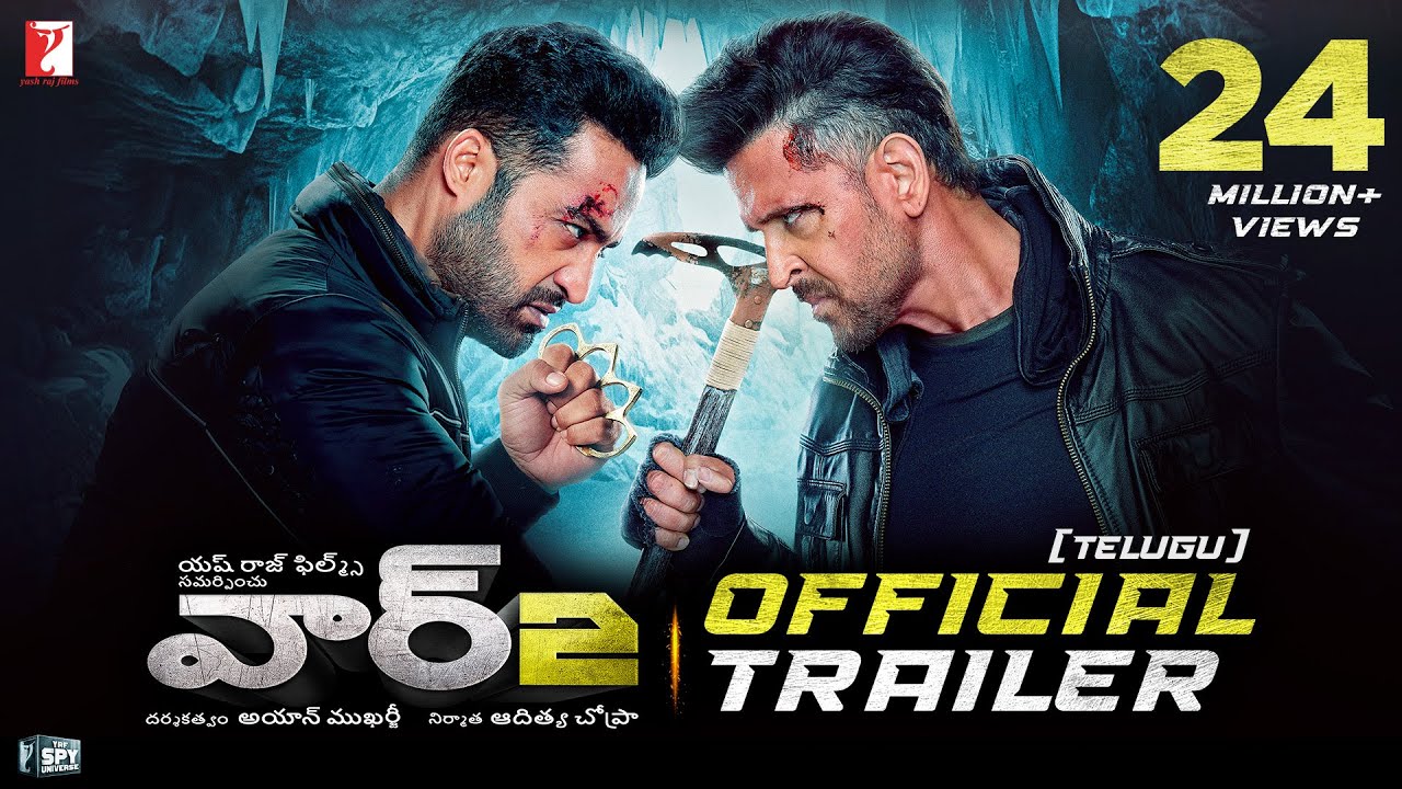 WAR 2 Official Trailer | Telugu | Hrithik Roshan, NTR, Kiara Advani, Ayan Mukerji | YRF Spy Universe