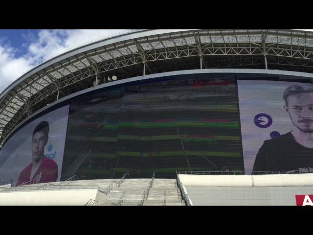 Игра в FIFA на медиафасаде «Казань Арены» попала в Книгу рекордов России