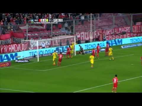 El primer tiempo fue del Halcón. Independiente 1 Defensa 0.Fecha 20.Torneo Primera División 2015.FPT