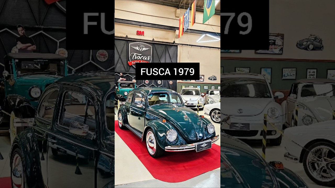 Fusca 1979, que recebeu um projeto de interior desenvolvido para oferecer mais luxo! 💎✨️