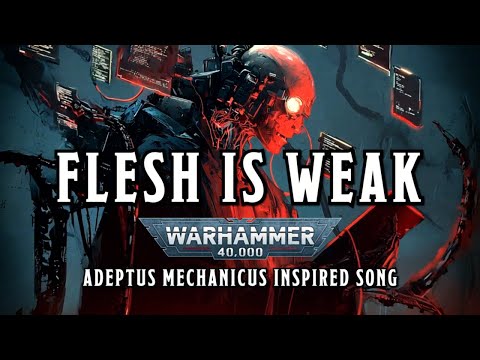 Flesh is Weak - A Warhammer 40k Adeptus Mechanicus Inspired Song #warhammer