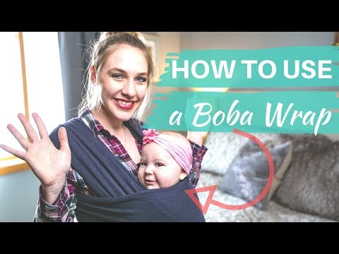 How to Use Boba Wrap | ♡ Boba Wrap Newborn-6 months | ♡ Meet my Little Girl!