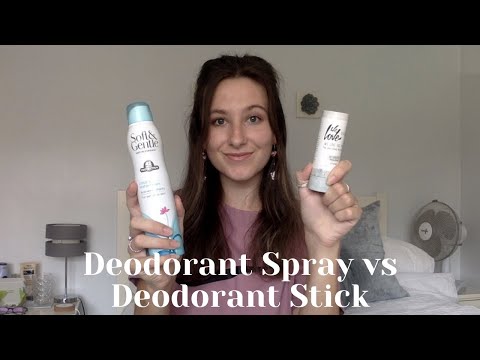 Let's Compare Deodorants ! Deodorant Spray vs Deodorant Stick