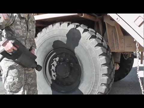 DC Matic Oshkosh LHS tire change