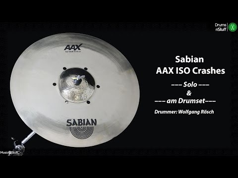 Music nStuff: 16", 18", 20" Sabian AAX ISO Crashes