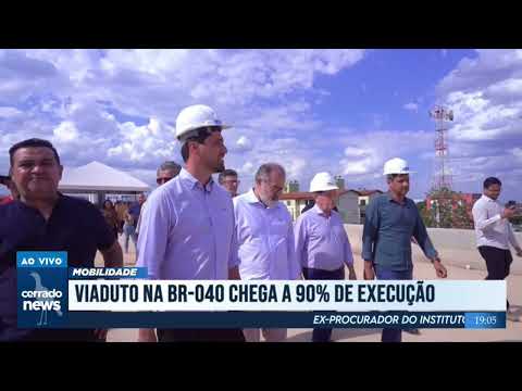 Viaduto da BR-040 chega a 90% e entra na reta final para mudar o trânsito de Valparaíso