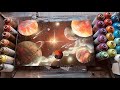 Birth of Galaxy SPRAY PAINT ART by Skech