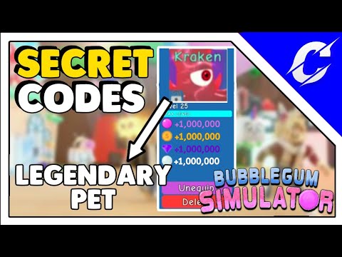 ' Kraken ' Secret Codes | Legendary Secret Pet | Bubble Gum Simulator