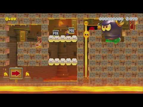 The Double Pow Puzzle by Bear24 - Super Mario Maker 2 - No Commentary 1bw