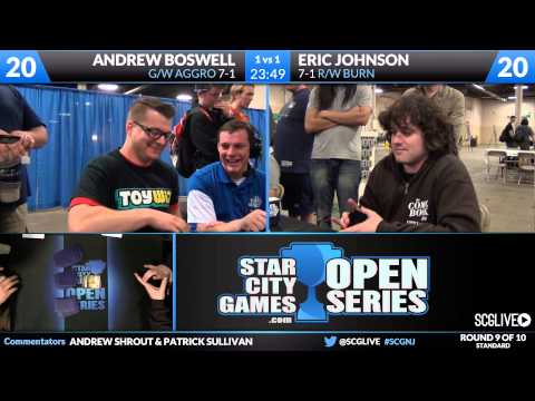 SCGNJ - Standard - Round 9 - Andrew Boswell vs Eric Johnson