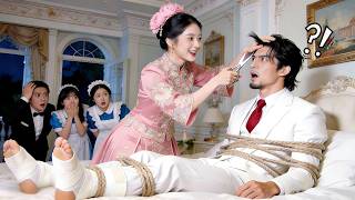 Pour fuir un mariage arrangé,le PDG se fait laid et infirme;elle lui coupe les cheveux,l’amour naît!