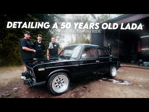 Detailing a 50 years old Lada for a Wedding day with Auto Finesse