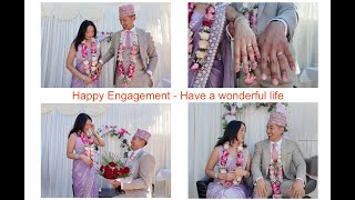 Prerit😍& 🥰 Prasanna's Engagement Ceremony 🎉🎂🎊| Traditional Gurung Pung | Gurung Culture UK |