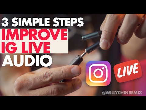 NO TEDDY RILEY!! 3 STEP TO IMPROVE IG LIVE AUDIO (NO IRIG NEEDED)