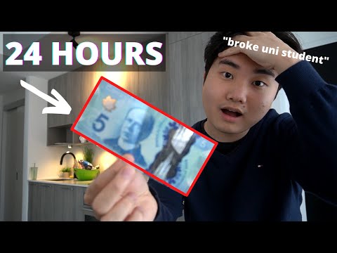 Business School Student Tries to SURVIVE with $5 for 24 HOURS