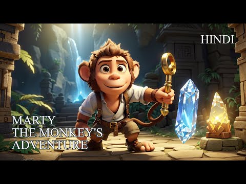 Marty the Monkey's Unforgettable Adventure I Cartoon for Kids I Story 1 #cartoon #kids #adventure