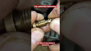 old car weber carburetor restoration 2