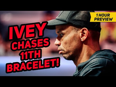 Phil Ivey at 2022 World Series of Poker $100,000 High Roller Final Table! | 1-hour preview
