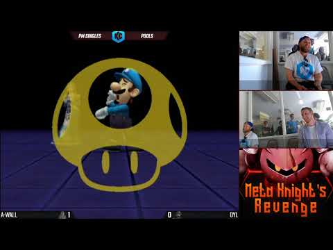Metaknight's Revenge PM - Dyl (Luigi) Vs. A-Wall (Peach) - Pools