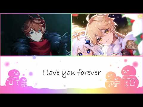 Genshin Impact | Childe's ENG VA & Aether - Snowman | w/Lyrics (Merry Christmas!!)