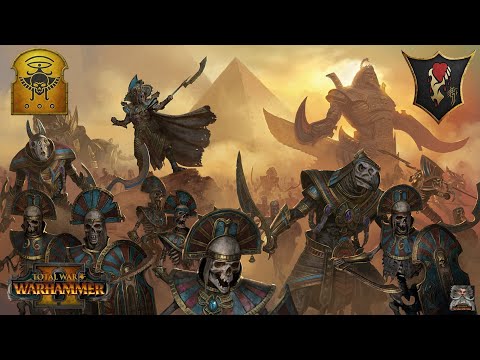 The Battle of Magic! Tomb Kings vs Dark Elves - Total War Warhammer 2