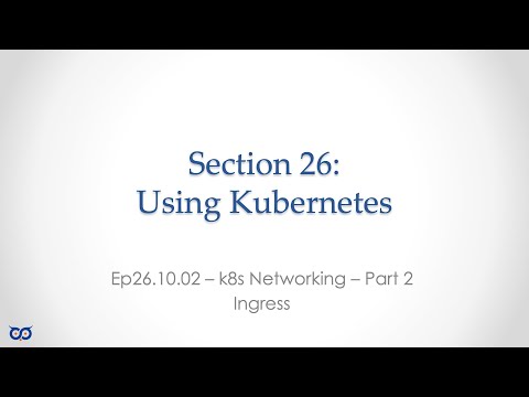 ep26.10.2 - k8s Networking - Part 2 - Ingress & Ingress Controller