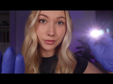 ASMR Cranial Nerve Exam | No Talking (Silent Instructions)