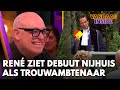 René ziet Bas Nijhuis debuut maken als trouwambtenaar: 'Leuk man!' | VANDAAG INSIDE