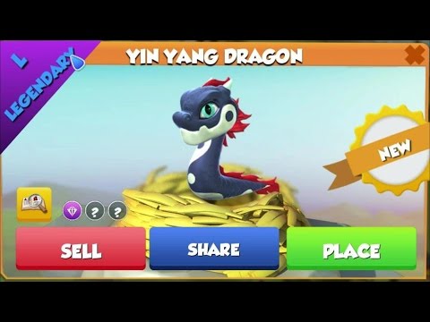 Legendary YING YANG Dragon Hatching + Breeding ASTRONAUT! - Dragon Mania Legends #470