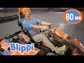 Blippi Rides Super Fast Go Karts Learn Engines Numbers Moonbug Kids Fun Stories And Colors