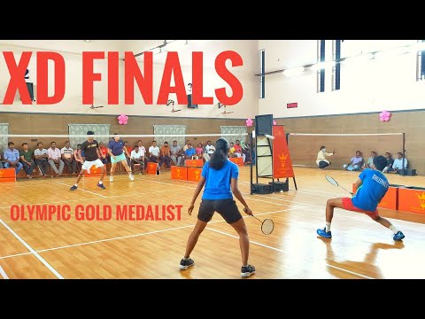 DILIPEEN & JERLIN Vs PRANJAL & YATHISH : ANITAPARTHIBAN NATIONAL BADMINTON TOURNAMENT THANJAVUR
