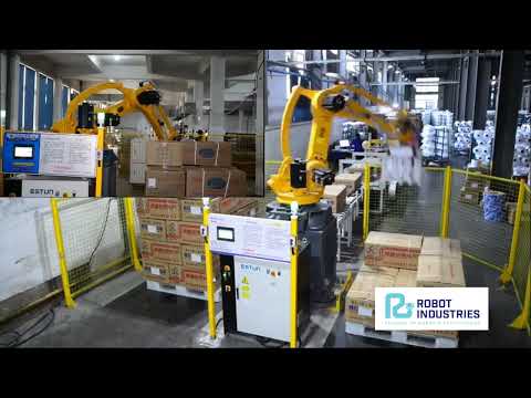 ESTUN palletizing robots with delivery from stock and 5-year warranty