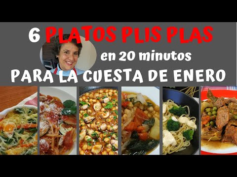 6 platos para la cuesta de enero