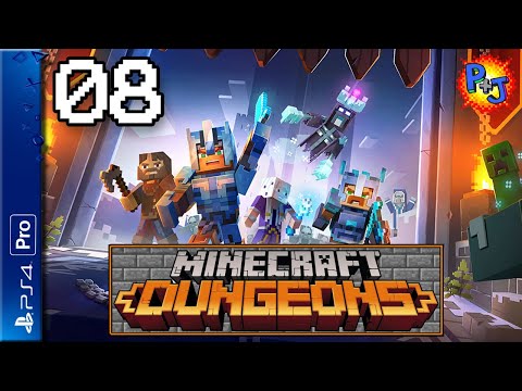 Praetorian HiJynx - Let's Play Minecraft Dungeons PS4 Pro Console | Co-op Multiplayer Gameplay | Ep. 8 Highblock Halls
