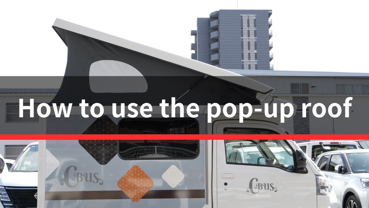 How to use a pop-up roof
