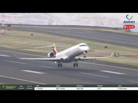 BEAUTIFUL CRJ 1000 Takeoff at Madeira Airport