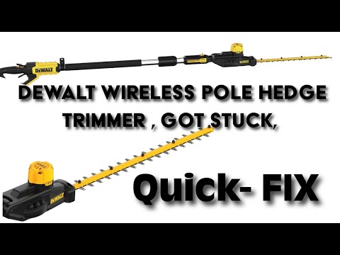 DeWalt Cordless Pole Hedge Trimmer Troubleshooting: Fix Common Issues Fast!